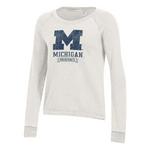 Alternative Apparel Women's Michigan Wolverines Lazy Day Crew - Thumbnail 1 of 2