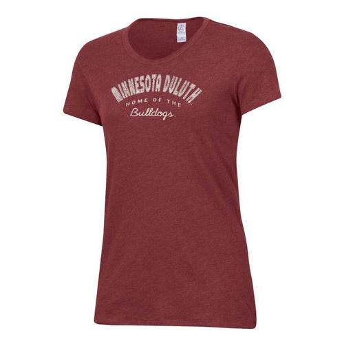 Alternative Apparel Women's Minnesota Duluth Bulldogs Marshmellow Keepsake T-Shirt - Primary Image