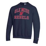 Champion Mississippi Rebels Unisex Eco Powerblend Crew - Thumbnail 1 of 2