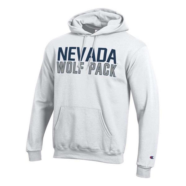 Nevada Wolf Pack Champion Hoodie Small White