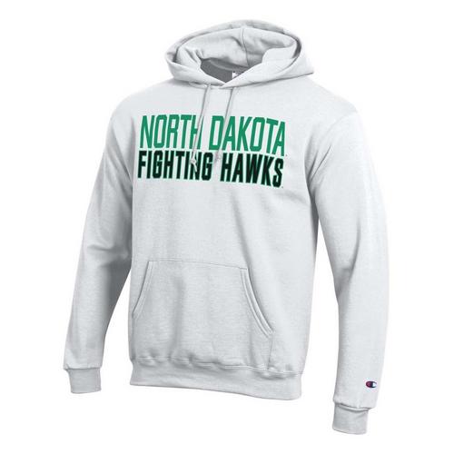 Champion North Dakota Fighting Hawks Unisex Eco Powerblend Hoodie - Primary Image