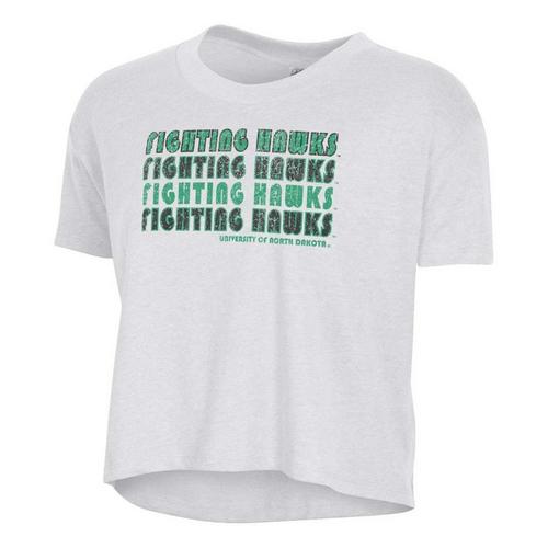 Alternative Apparel Women's North Dakota Fighting Hawks Headliner Crop - Primary Image