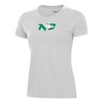 Under Armour Women's North Dakota Fighting Hawks Logo Performance Cotton T-Shirt - Thumbnail 1 of 2