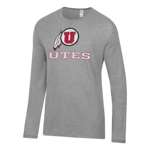 Alternative Apparel Utah Utes Logo Keeper Long Sleeve T-Shirt - Primary Image