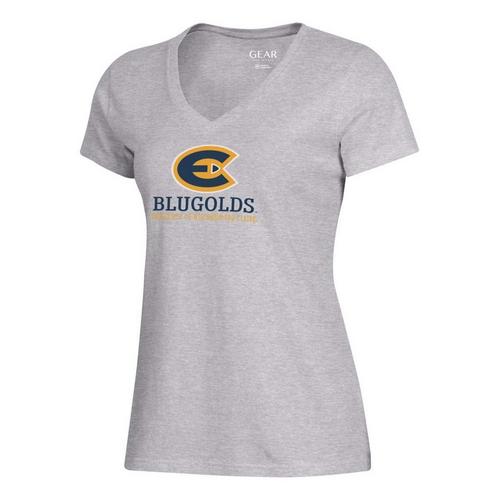 Gear For Sports Women's UW-Eau Claire Blugolds Gear Big Cotton Mia Soft Tee T-Shirt - Primary Image