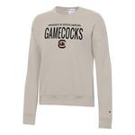 Champion Women's South Carolina Gamecocks Powerblend Fleece Crew - Thumbnail 1 of 2