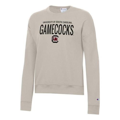 Champion Women's South Carolina Gamecocks Powerblend Fleece Crew - Primary Image