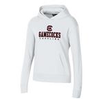 Under Armour Women's South Carolina Gamecocks Danielle Rival Fleece Popover Hoodie - Thumbnail 1 of 2