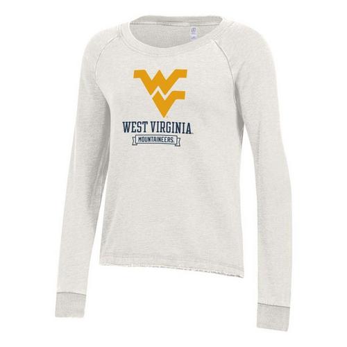 Alternative Apparel Women's West Virginia Mountaineers Lazy Day Crew - Primary Image