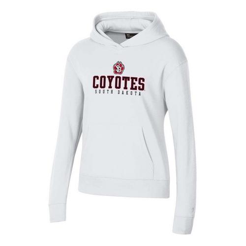 Under Armour Women's South Dakota Coyotes Danielle Rival Fleece Popover Hoodie - Primary Image