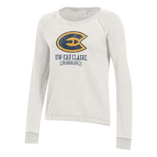 Alternative Apparel Women's UW-Eau Claire Blugolds Lazy Day Crew - Primary Image