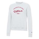 Champion Women's Utah Utes Powerblend Fleece Crew - Thumbnail 1 of 2