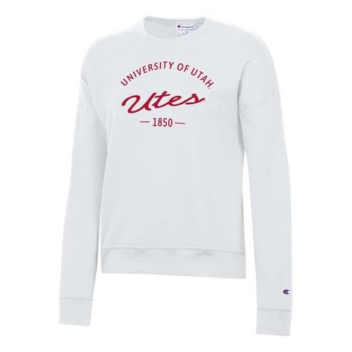 Champion Women's Utah Utes Powerblend Fleece Crew - Primary Image