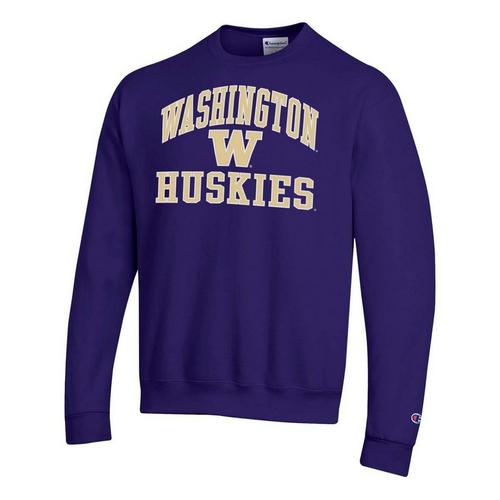 Champion Washington Huskies Unisex Eco Powerblend Crew - Primary Image