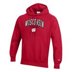 Champion Wisconsin Badgers Reverse Weave Hoodie - Thumbnail 1 of 2