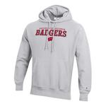 Champion Wisconsin Badgers Reverse Weave Hoodie - Thumbnail 1 of 2