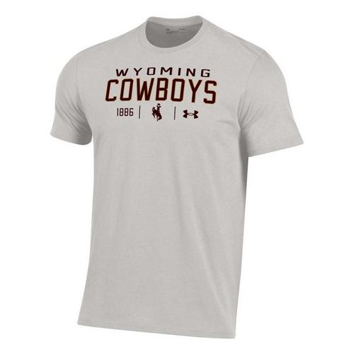 Under Armour Wyoming Cowboys Breaker Performance Cotton T-Shirt - Primary Image
