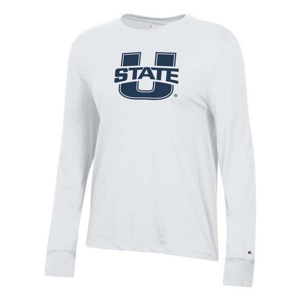 Utah State Aggies Champion Women's Danielle T-Shirt Large White