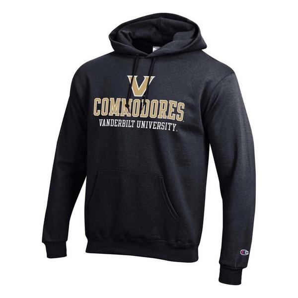 Vanderbilt Commodores Champion Hoodie XLarge Black