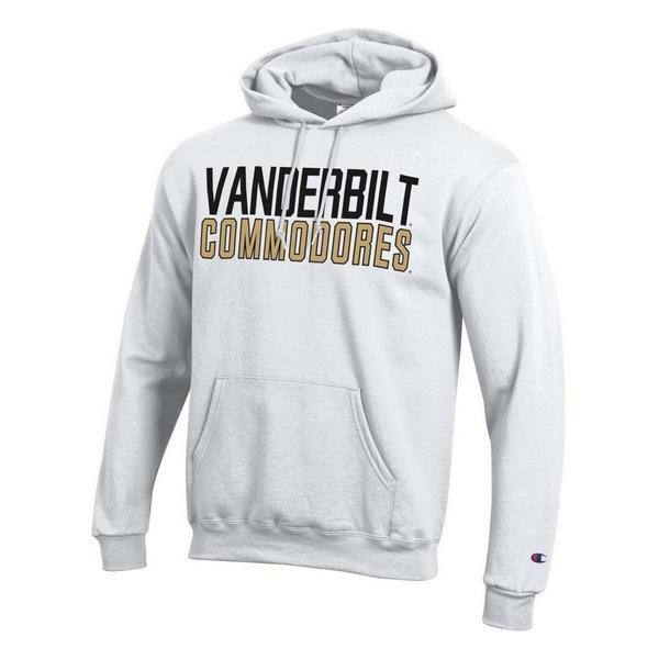 Vanderbilt Commodores Champion Hoodie XLarge White