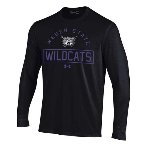 Under Armour Weber State Wildcats Boxed Performance Cotton Long Sleeve T-Shirt - Primary Image
