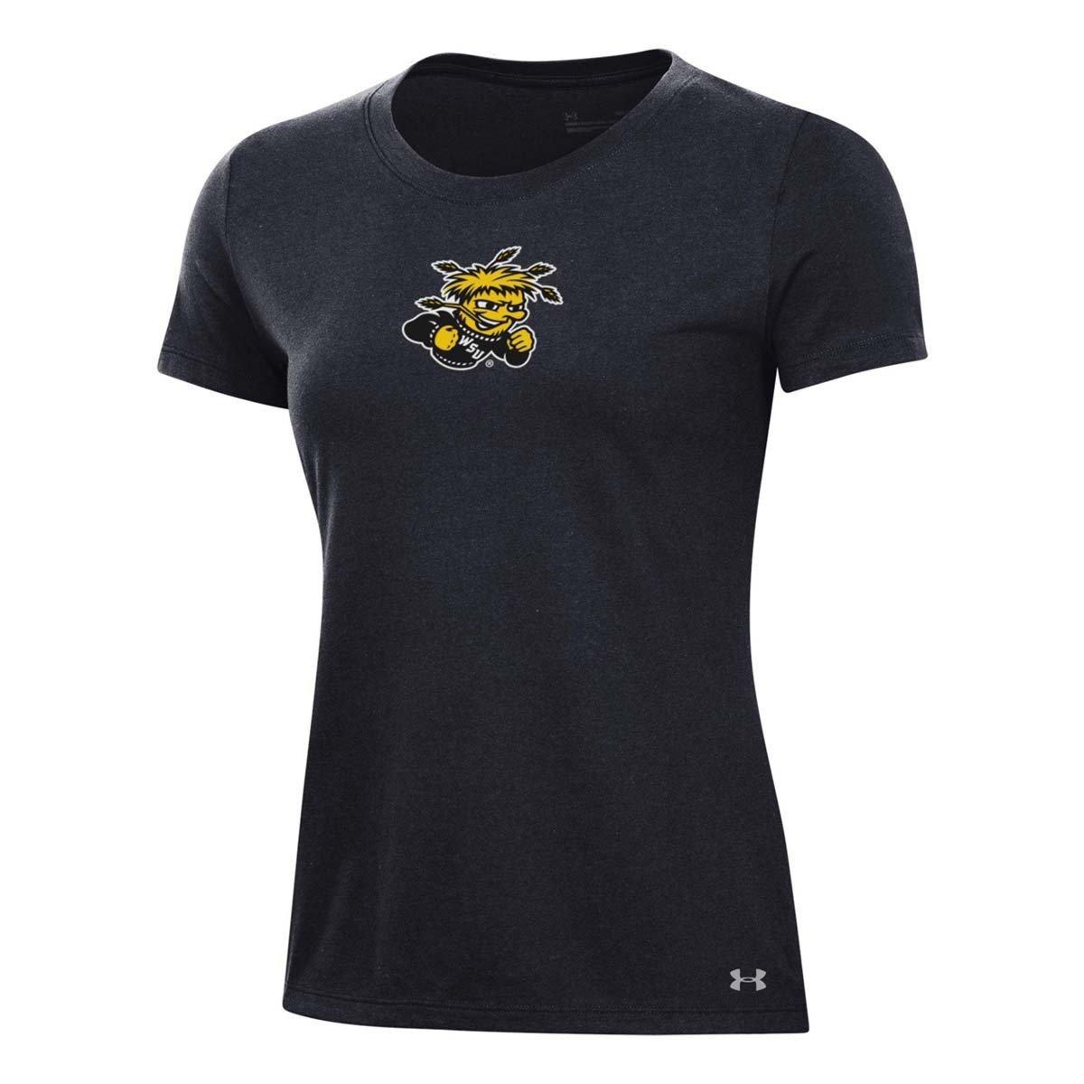 Under Armour Women's Wichita State Shockers Logo Performance Cotton T-Shirt