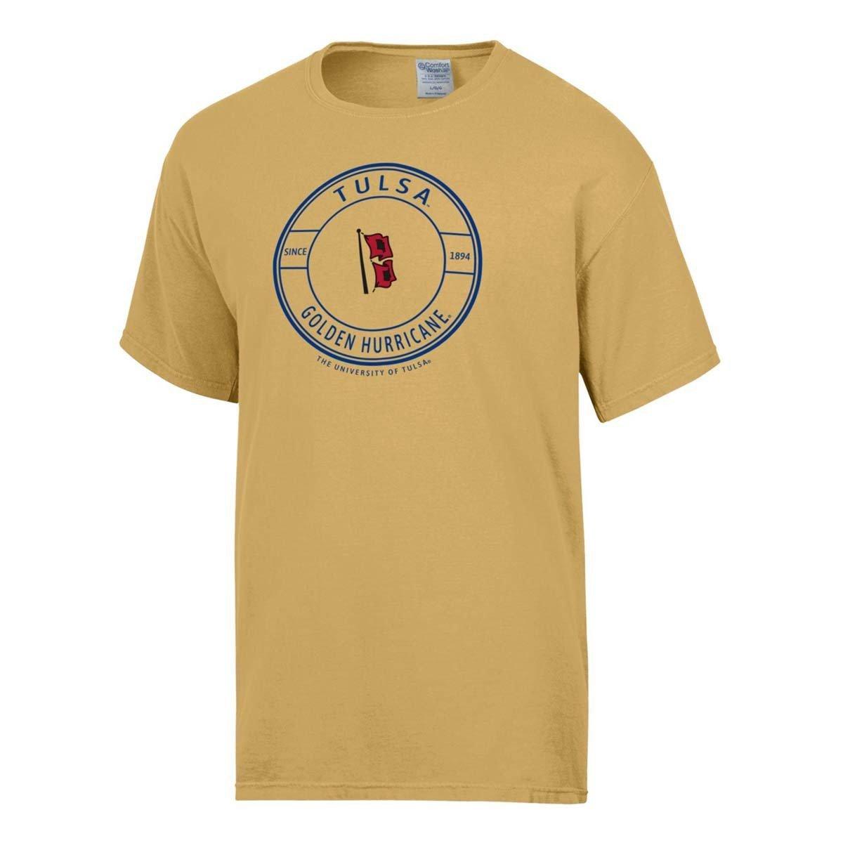 Gear For Sports Tulsa Golden Hurricane Comfort Wash Wheel T-Shirt