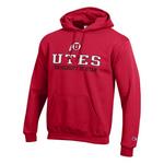 Champion Utah Utes Unisex Eco Powerblend Hoodie - Thumbnail 1 of 2