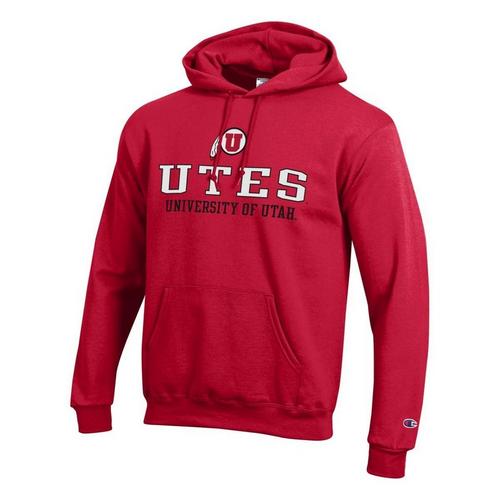 Champion Utah Utes Unisex Eco Powerblend Hoodie - Primary Image