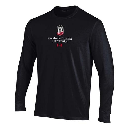 Under Armour Northern Illinois Huskies Performance Cotton Long Sleeve T-Shirt - Primary Image