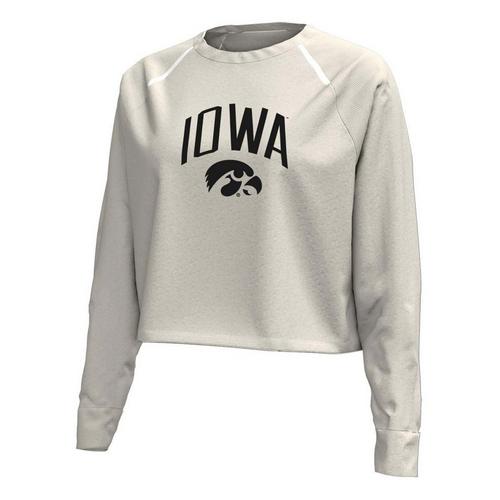 Under Armour Women's Iowa Hawkeyes Gameday Double Knit Crew - Primary Image