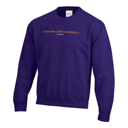 Gear For Sports LSU Tigers Waterloo Big Cotton Crew - Primary Image