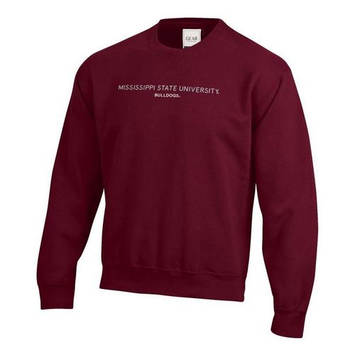 Gear For Sports Mississippi State Bulldogs Waterloo Big Cotton Crew - Primary Image