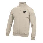 Gear For Sports Iowa Hawkeyes Almond Big Cotton 1/4 Zip - Thumbnail 1 of 2