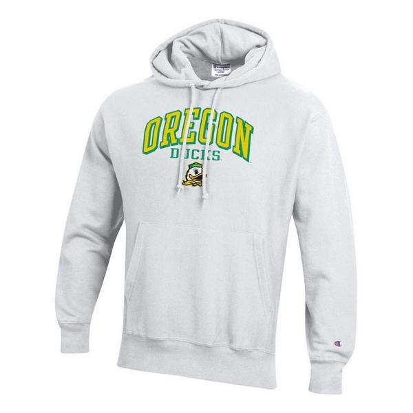Oregon Ducks Champion Hoodie Medium White