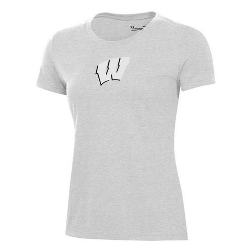 Under Armour Women's Wisconsin Badgers Performance Cotton T-Shirt - Primary Image