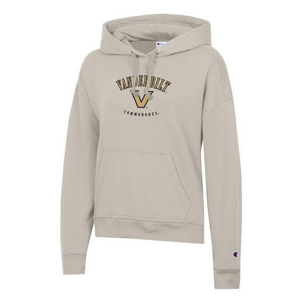 Vanderbilt Commodores Champion Women's Hoodie XLarge Cocoa Butter
