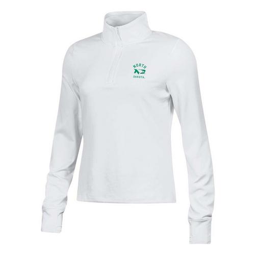 Under Armour Women's North Dakota Fighting Hawks Utah Utes Belong Long Sleeve 1/4 Zip - Primary Image
