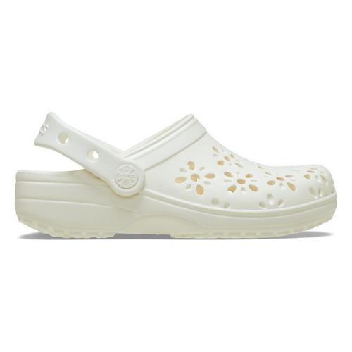 Crocs Classic Floral Cut-Out Clogs - Primary Image
