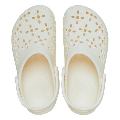 Crocs Classic Floral Cut-Out Clogs - Primary Image
