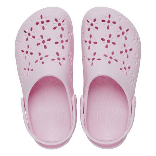 Crocs Classic Floral Cut Out Clogs - Primary Image