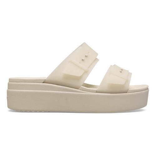 Women's Crocs Brooklyn Frosted Low Wedge Sandals - Primary Image