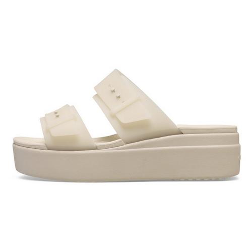 Women's Crocs Brooklyn Frosted Low Wedge Sandals - Primary Image