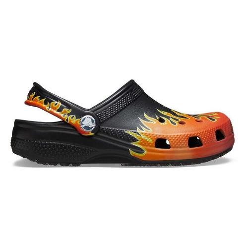 Toddler Crocs Classic Flames Clogs - Primary Image