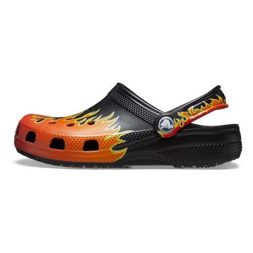 Toddler Crocs Classic Flames Clogs - Primary Image