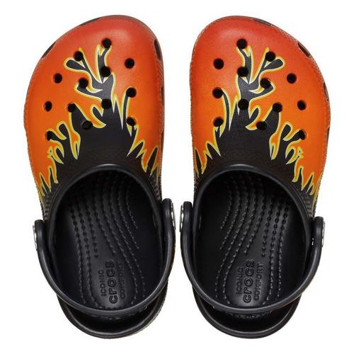 Toddler Crocs Classic Flames Clogs - Primary Image