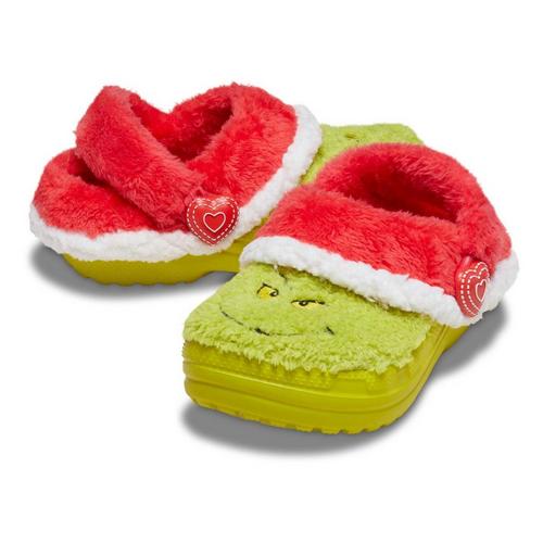 Big Kids' Crocs The Grinch Classic Lined Clogs - Primary Image