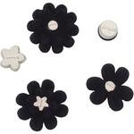 Crocs Velvet Flower 5 Pack - Thumbnail 1 of 2