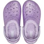 Toddler Crocs Classic Lined Chunky Glitter Clogs - Thumbnail 2 of 6