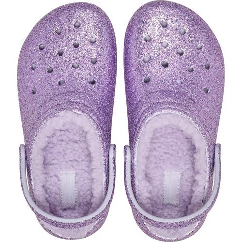 Toddler Crocs Classic Lined Chunky Glitter Clogs - Primary Image
